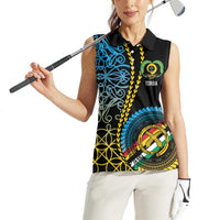 Proudly Ni-Van Sandroing Inspired Women Sleeveless Polo Shirt Torba Classic Style