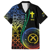 Proudly Ni-Van Sandroing Inspired Family Matching Long Sleeve Bodycon Dress and Hawaiian Shirt Tafea Classic Style LT7 Dad's Shirt - Short Sleeve Colorful - Polynesian Pride