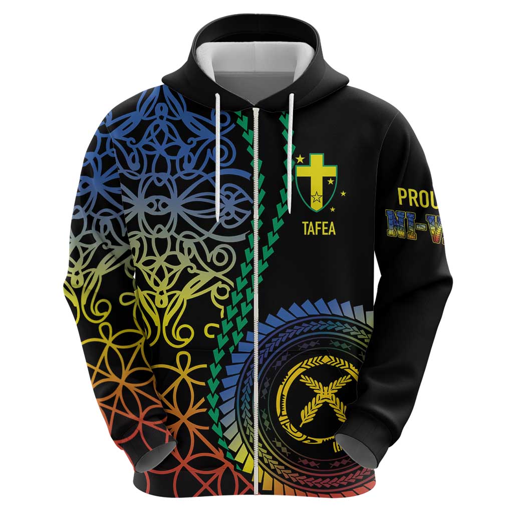 Proudly Ni-Van Sandroing Inspired Hoodie Tafea Classic Style LT7 - Polynesian Pride