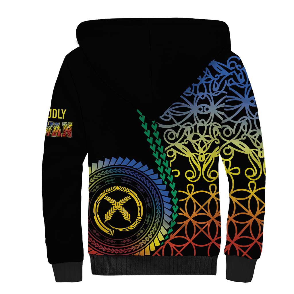 Proudly Ni-Van Sandroing Inspired Sherpa Hoodie Tafea Classic Style