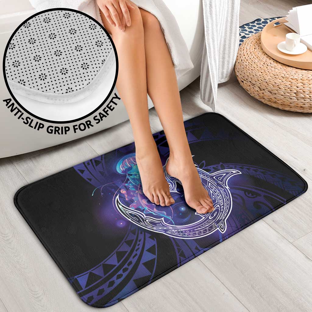 Polynesian Aumakua Bathroom Set Jellyfish with Shark - Polynesian Pride