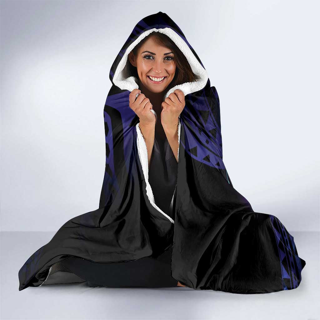 Polynesian Aumakua Hooded Blanket Jellyfish with Shark - Polynesian Pride