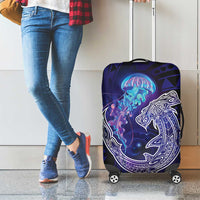 Polynesian Aumakua Luggage Cover Jellyfish with Shark LT7 - Polynesian Pride
