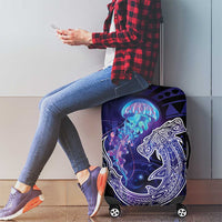 Polynesian Aumakua Luggage Cover Jellyfish with Shark LT7 - Polynesian Pride