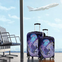 Polynesian Aumakua Luggage Cover Jellyfish with Shark LT7 - Polynesian Pride