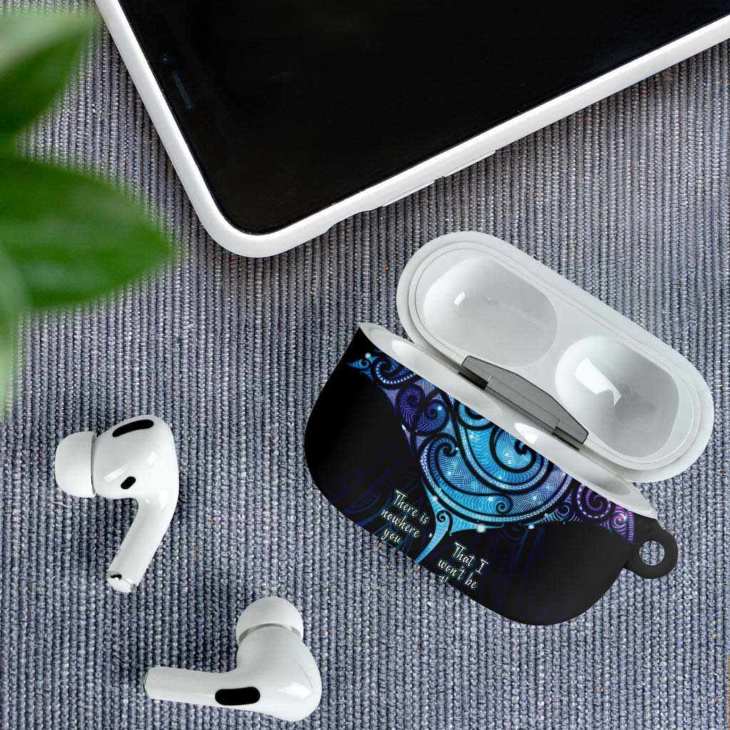 Aotearoa Maori Te Whai Rahi AirPods Case Tala - Nowhere You Could Go That I Won't Be With You LT7 - Polynesian Pride