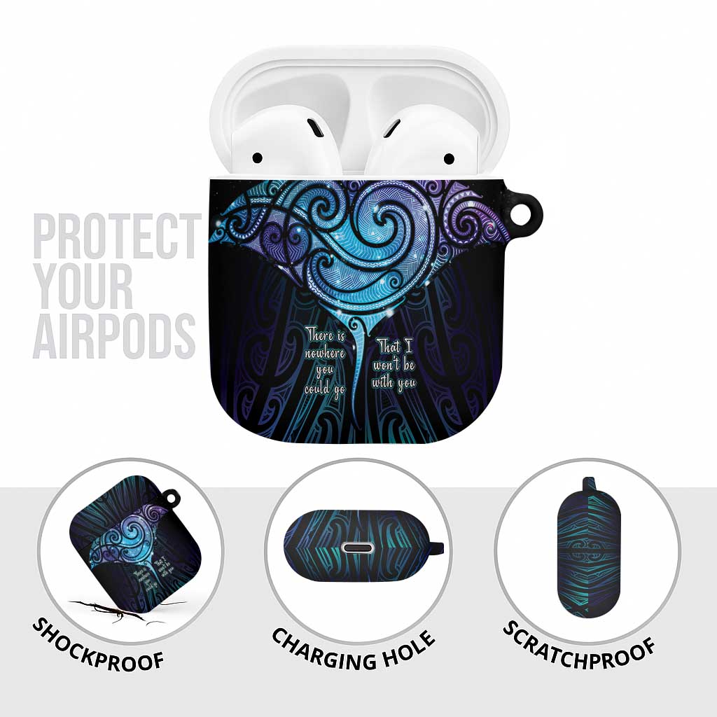 Aotearoa Maori Te Whai Rahi AirPods Case Tala - Nowhere You Could Go That I Won't Be With You LT7 - Polynesian Pride