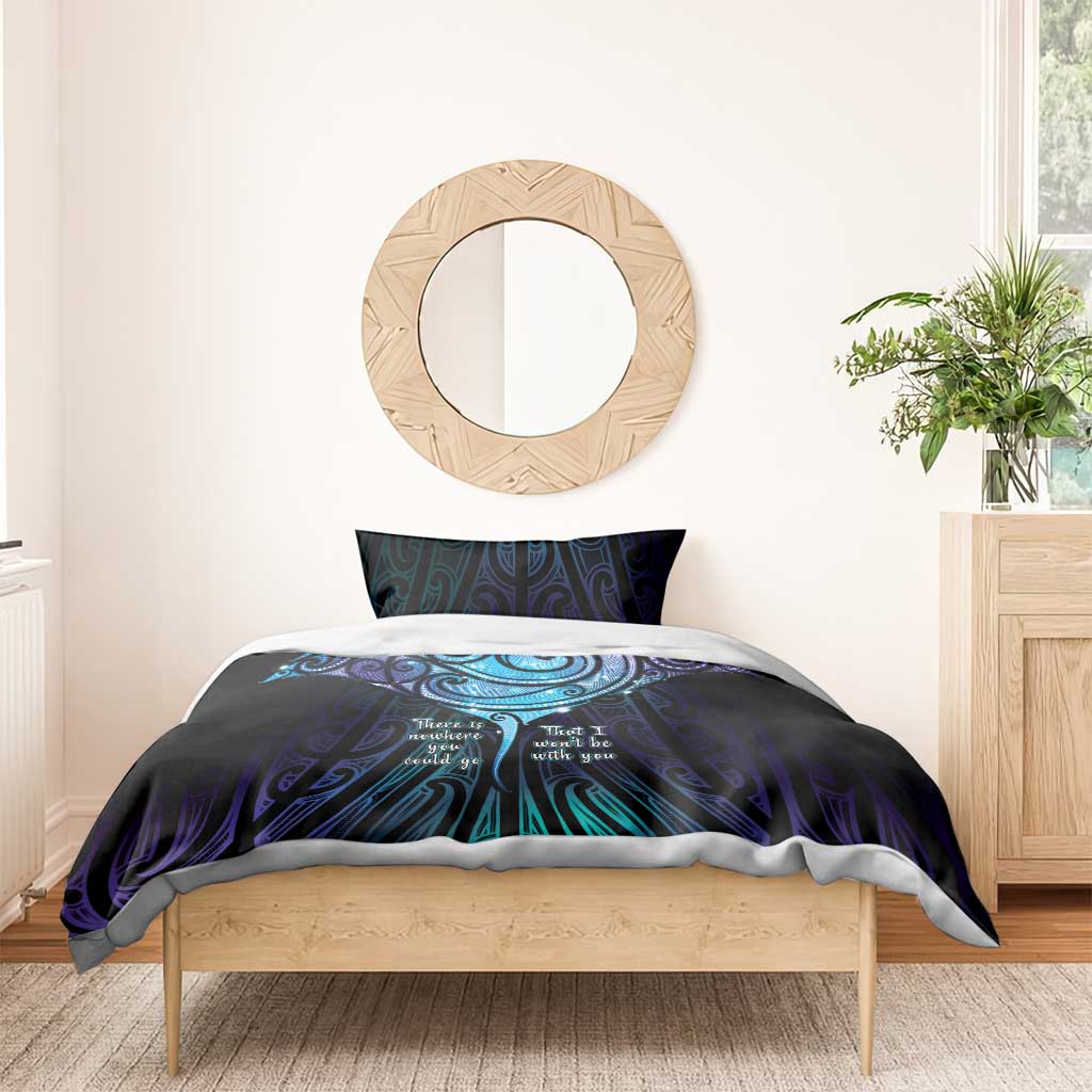 Aotearoa Maori Te Whai Rahi Bedding Set Tala - Nowhere You Could Go That I Won't Be With You - Polynesian Pride