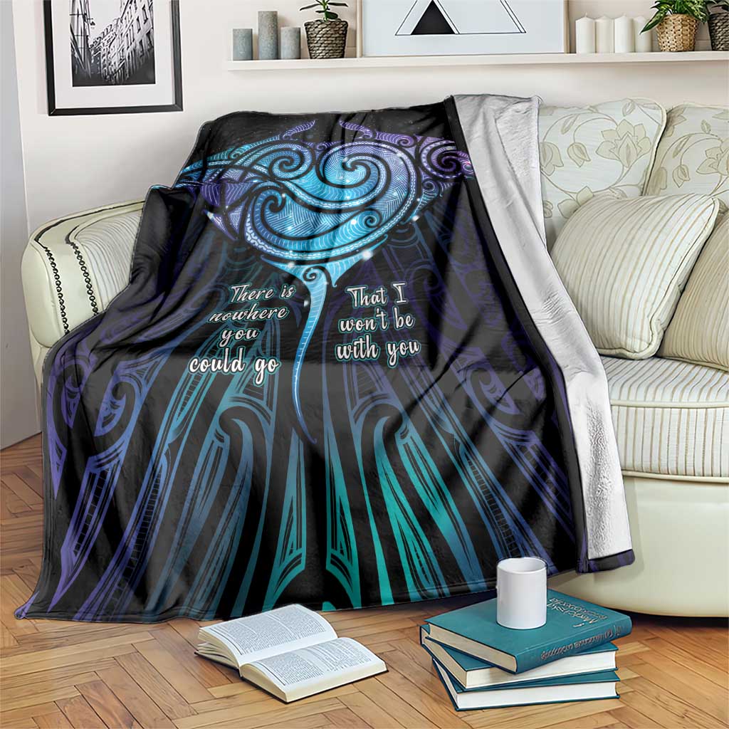 Aotearoa Maori Te Whai Rahi Blanket Tala - Nowhere You Could Go That I Won't Be With You - Polynesian Pride