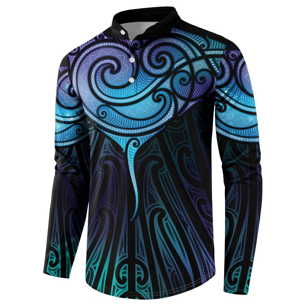 Aotearoa Maori Te Whai Rahi Button Sweatshirt Tala - Nowhere You Could Go That I Won't Be With You LT7 - Polynesian Pride