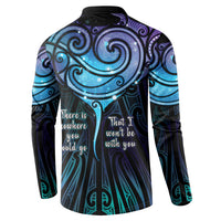 Aotearoa Maori Te Whai Rahi Button Sweatshirt Tala - Nowhere You Could Go That I Won't Be With You LT7 - Polynesian Pride