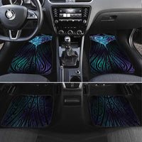 Aotearoa Maori Te Whai Rahi Car Mats Tala - Nowhere You Could Go That I Won't Be With You LT7 Set 4pcs Teal Purple - Polynesian Pride