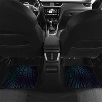 Aotearoa Maori Te Whai Rahi Car Mats Tala - Nowhere You Could Go That I Won't Be With You LT7 Set 2pcs - Back Teal Purple - Polynesian Pride