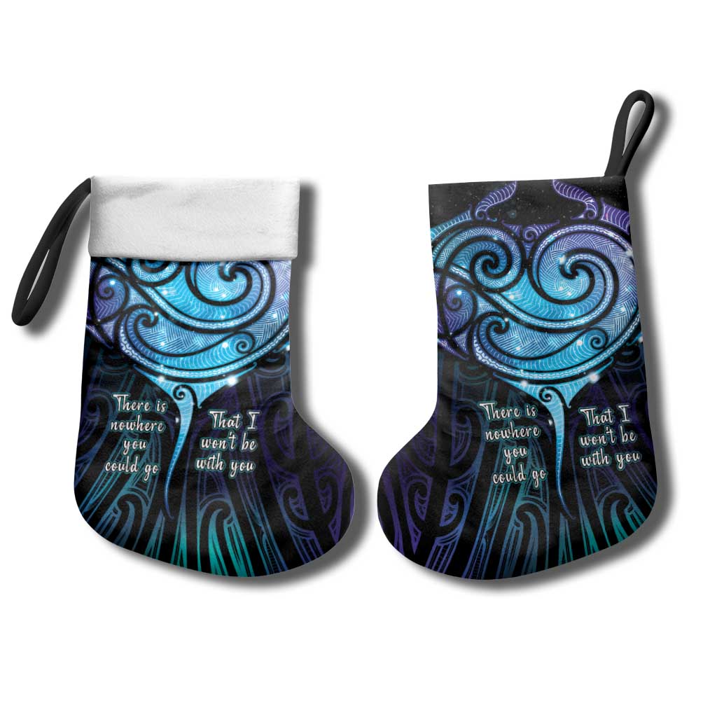 Aotearoa Maori Te Whai Rahi Christmas Stocking Tala - Nowhere You Could Go That I Won't Be With You LT7 - Polynesian Pride