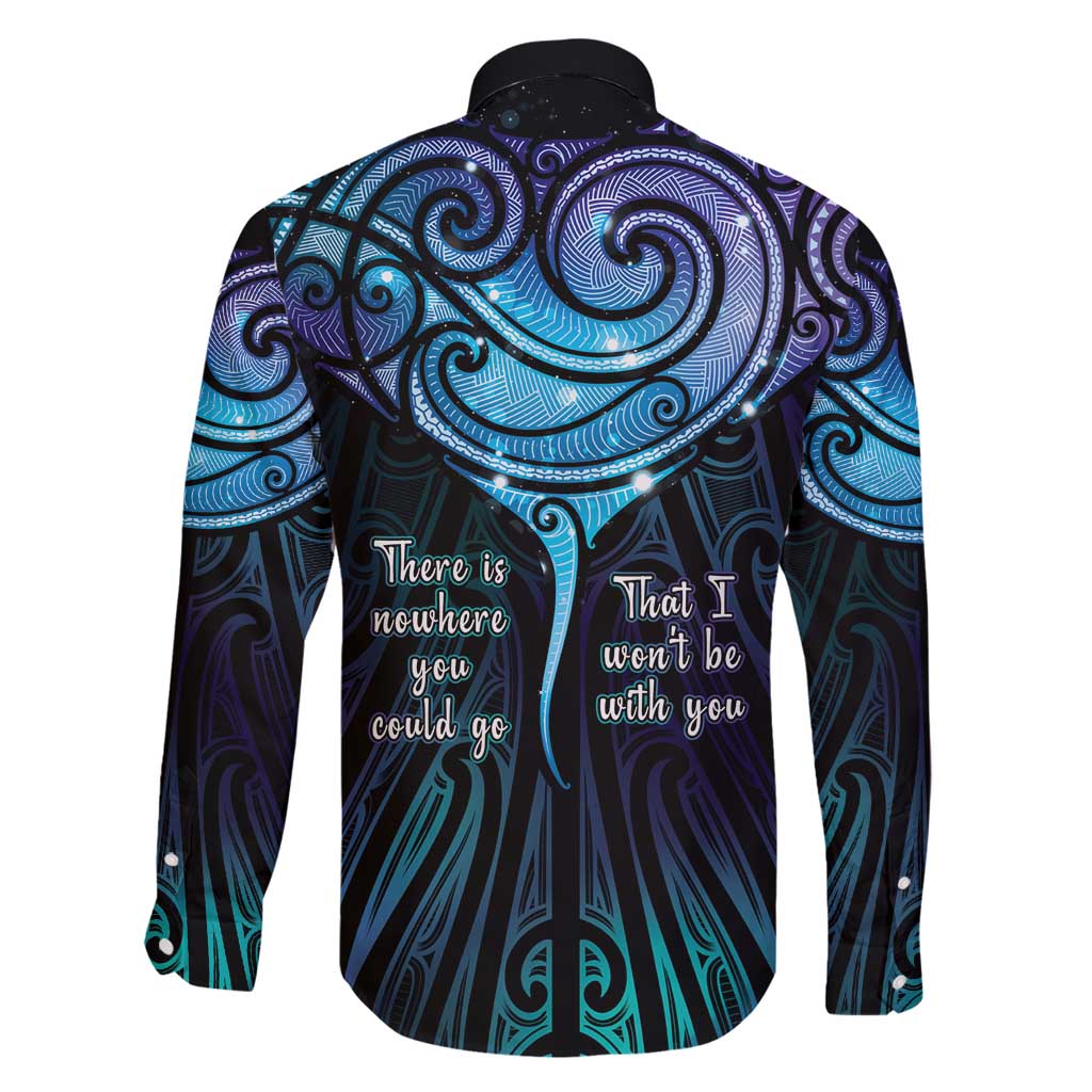 Aotearoa Maori Te Whai Rahi Family Matching Mermaid Dress and Hawaiian Shirt Tala - Nowhere You Could Go That I Won't Be With You LT7 - Polynesian Pride