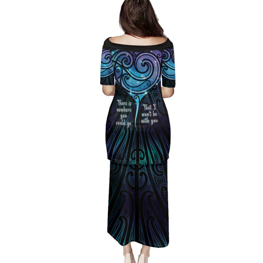 Aotearoa Maori Te Whai Rahi Family Matching Puletasi and Hawaiian Shirt Tala - Nowhere You Could Go That I Won't Be With You LT7 - Polynesian Pride