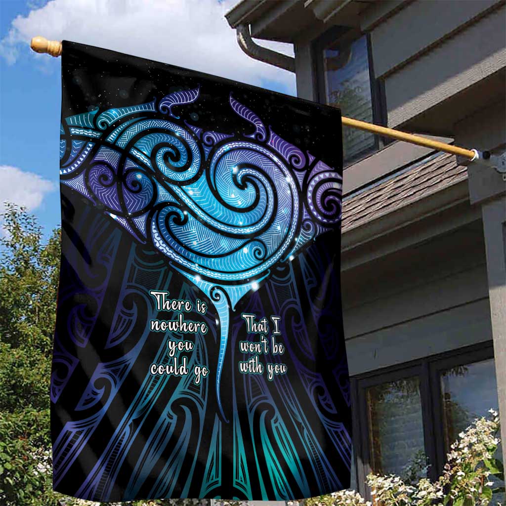 Aotearoa Maori Te Whai Rahi Garden Flag Tala - Nowhere You Could Go That I Won't Be With You LT7 - Polynesian Pride