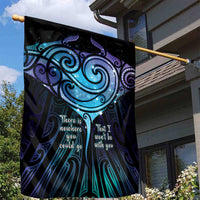 Aotearoa Maori Te Whai Rahi Garden Flag Tala - Nowhere You Could Go That I Won't Be With You LT7 - Polynesian Pride