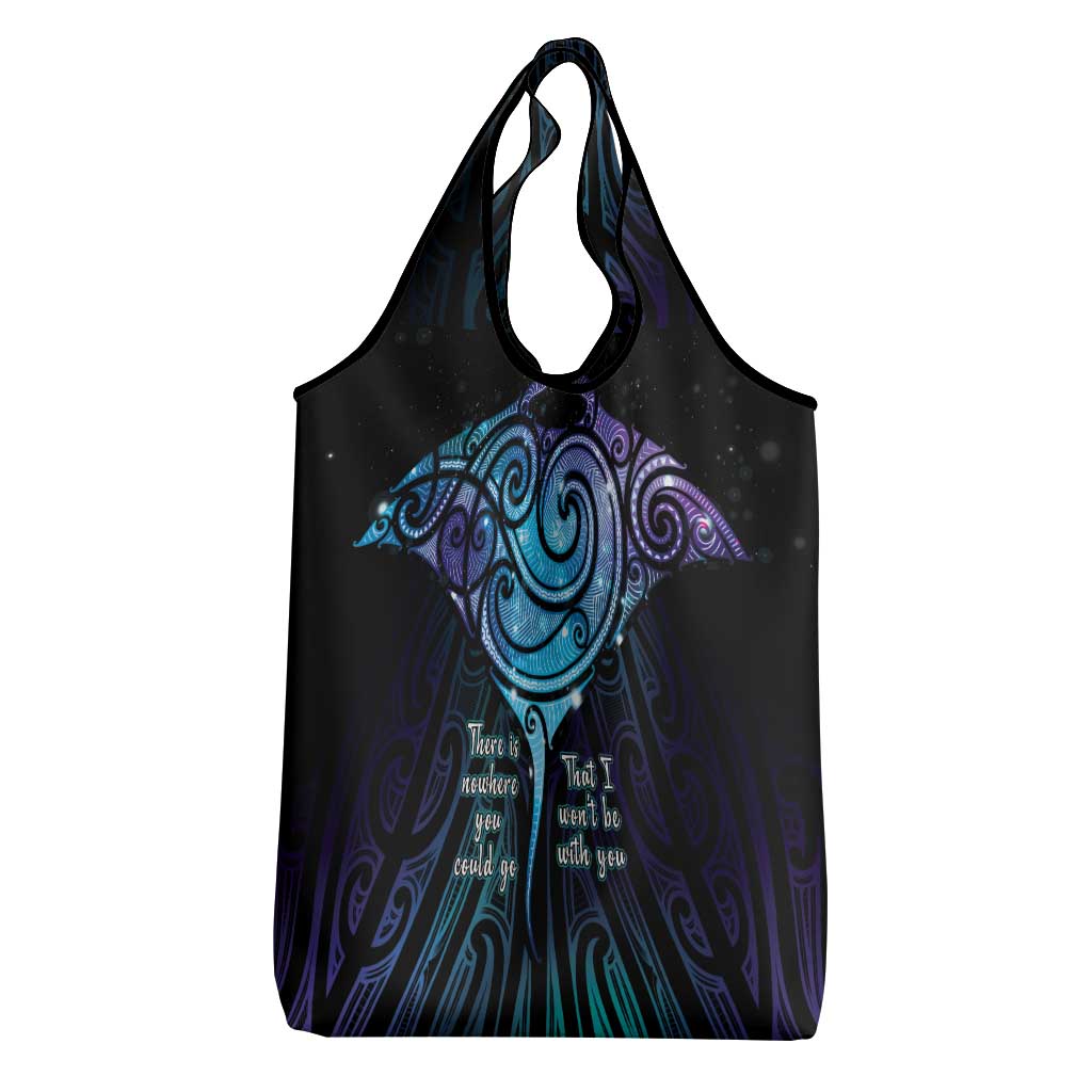 Aotearoa Maori Te Whai Rahi Grocery Bag Tala - Nowhere You Could Go That I Won't Be With You LT7 - Polynesian Pride