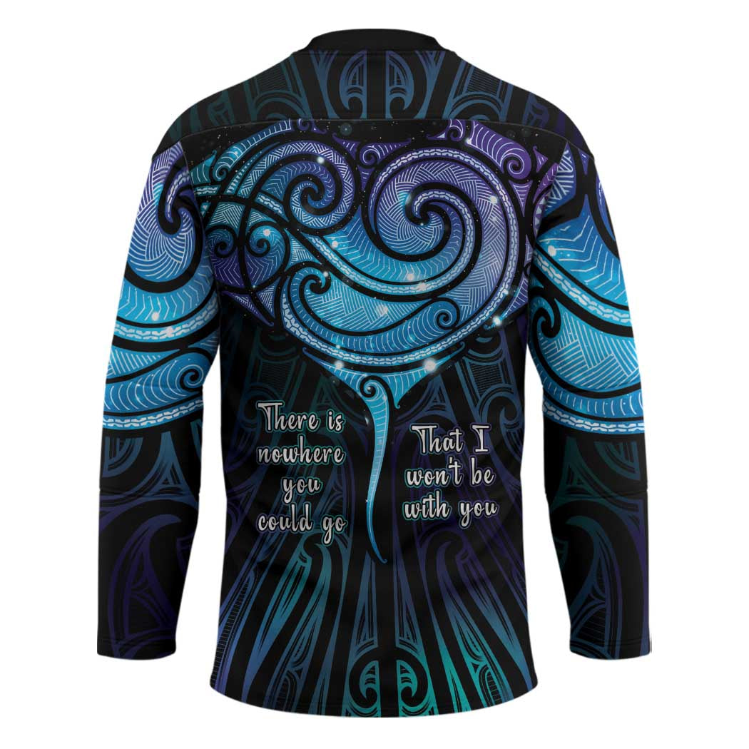 Aotearoa Maori Te Whai Rahi Hockey Jersey Tala - Nowhere You Could Go That I Won't Be With You LT7 - Polynesian Pride