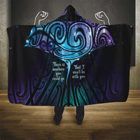 Aotearoa Maori Te Whai Rahi Hooded Blanket Tala - Nowhere You Could Go That I Won't Be With You LT7 - Polynesian Pride