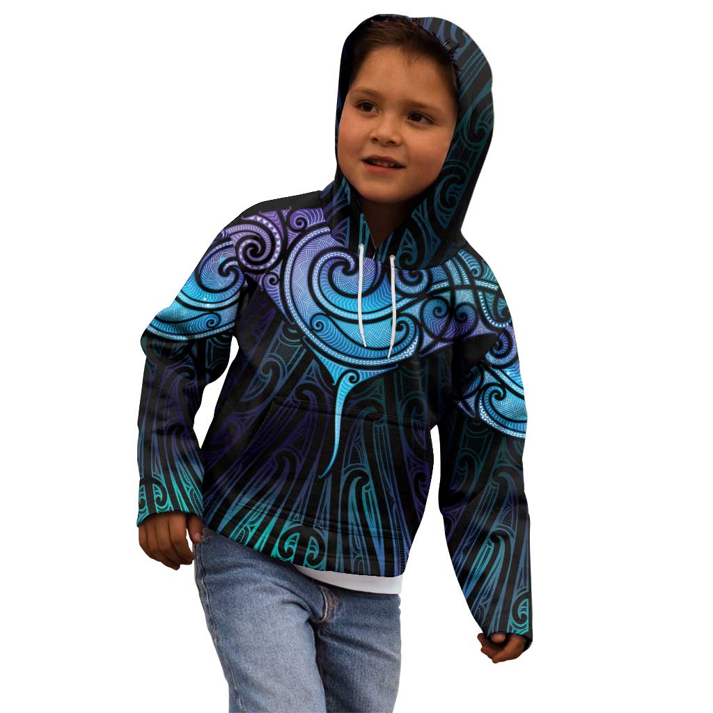 Aotearoa Maori Te Whai Rahi Kid Hoodie Tala - Nowhere You Could Go That I Won't Be With You LT7 - Polynesian Pride