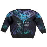 Aotearoa Maori Te Whai Rahi Kid Ugly Christmas Sweater Tala - Nowhere You Could Go That I Won't Be With You LT7 - Polynesian Pride