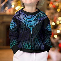 Aotearoa Maori Te Whai Rahi Kid Ugly Christmas Sweater Tala - Nowhere You Could Go That I Won't Be With You LT7 - Polynesian Pride
