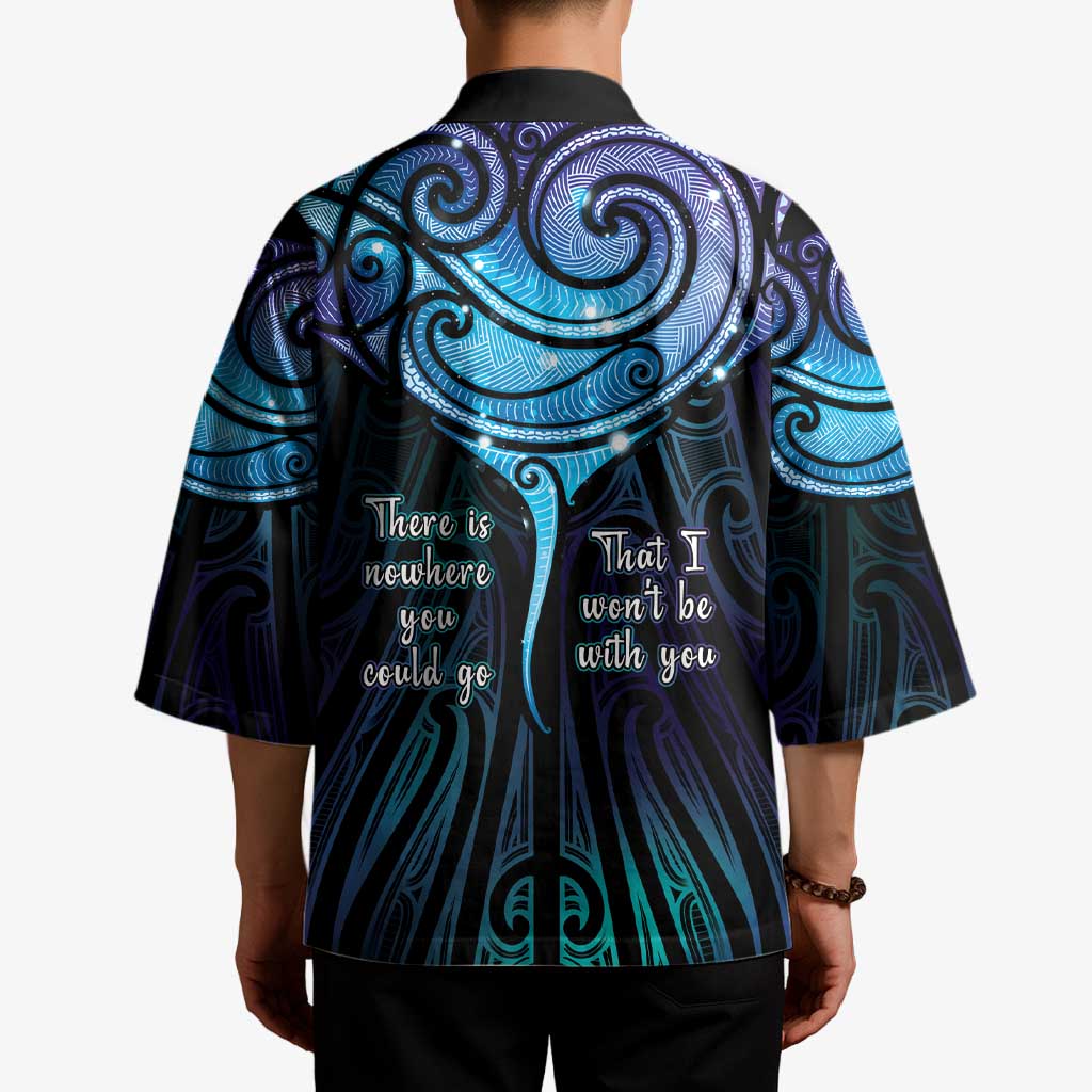 Aotearoa Maori Te Whai Rahi Kimono Tala - Nowhere You Could Go That I Won't Be With You - Polynesian Pride