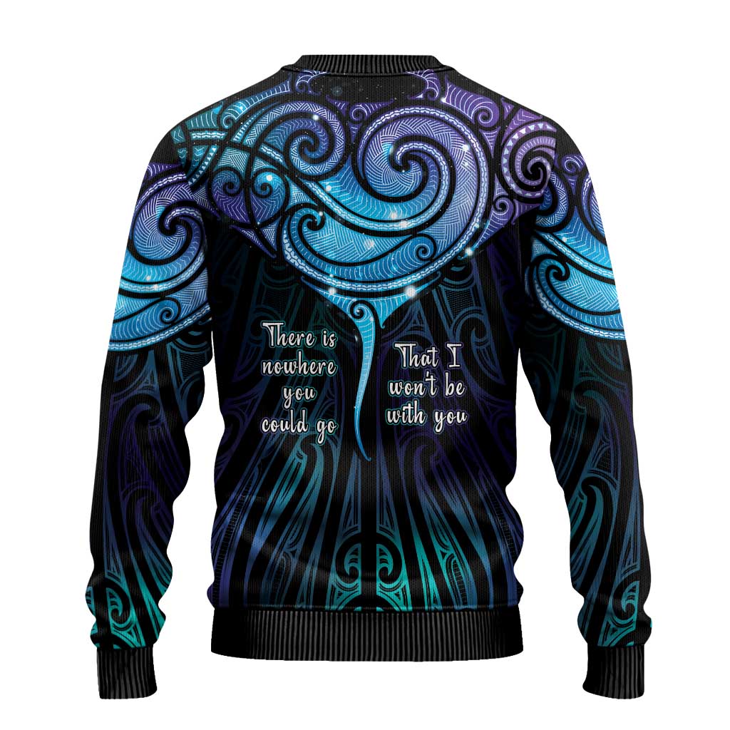 Aotearoa Maori Te Whai Rahi Ugly Christmas Sweater Tala - Nowhere You Could Go That I Won't Be With You LT7 - Polynesian Pride