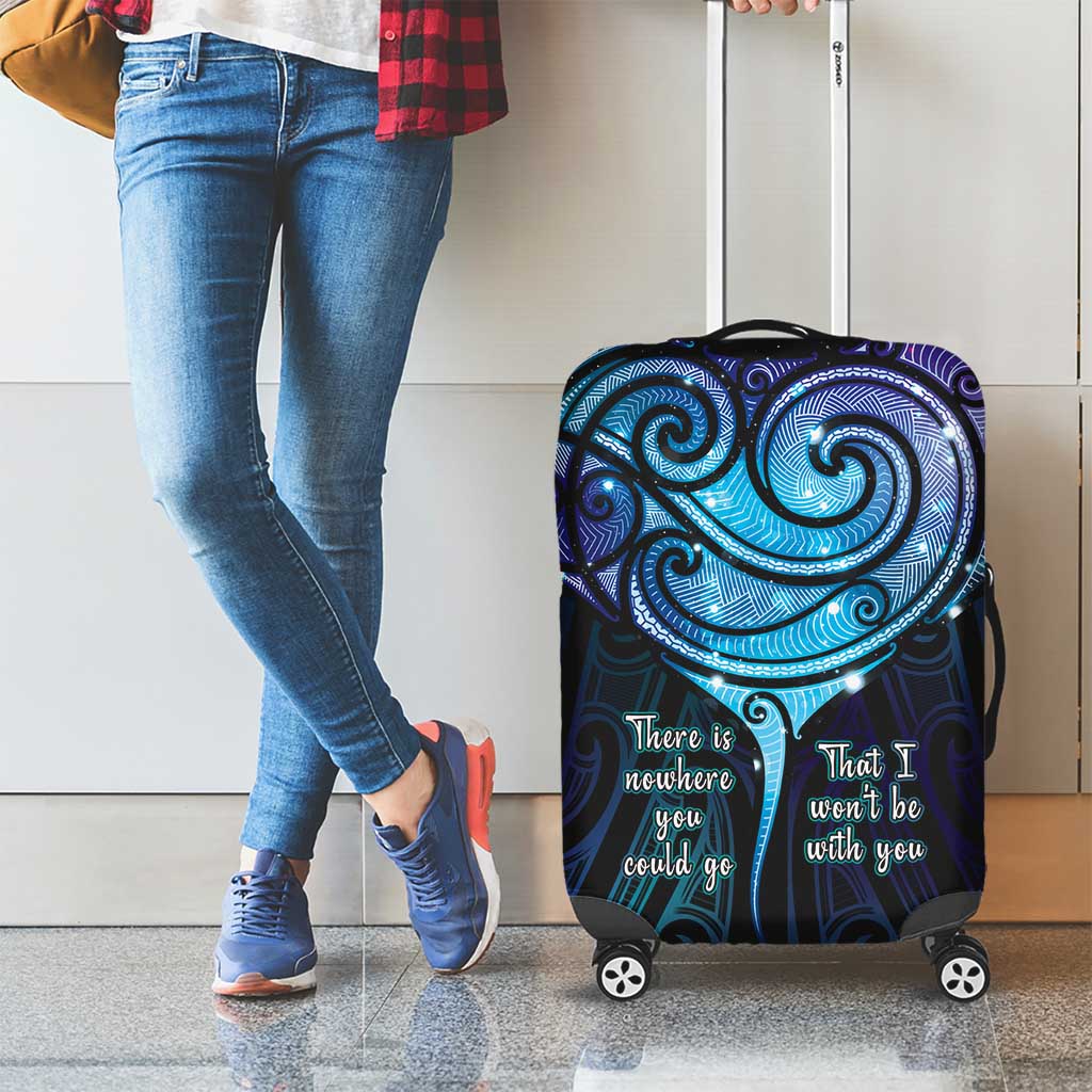 Aotearoa Maori Te Whai Rahi Luggage Cover Tala - Nowhere You Could Go That I Won't Be With You LT7 - Polynesian Pride