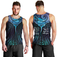 Aotearoa Maori Te Whai Rahi Men Tank Top Tala - Nowhere You Could Go That I Won't Be With You LT7 - Polynesian Pride