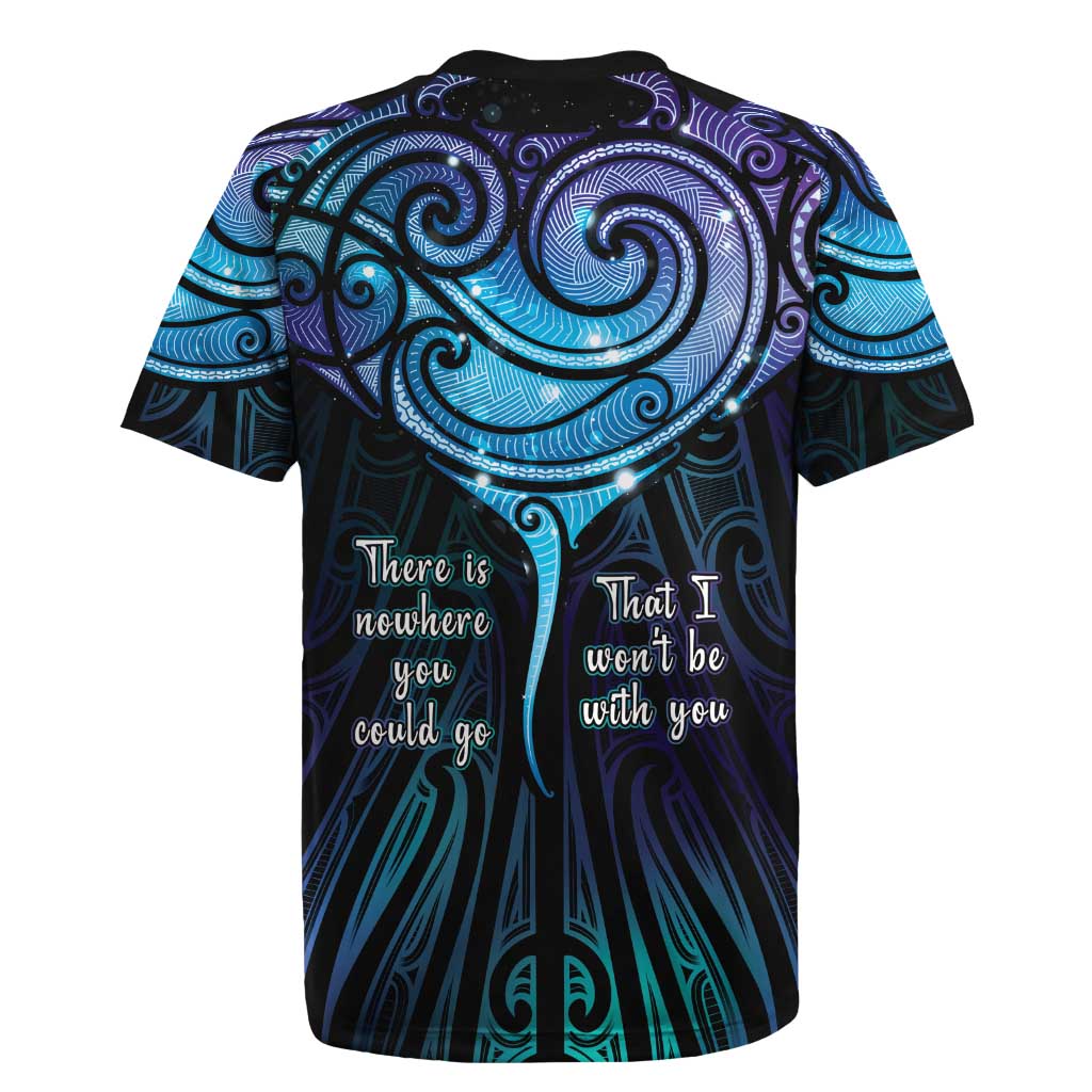 Aotearoa Maori Te Whai Rahi Rugby Jersey Tala - Nowhere You Could Go That I Won't Be With You LT7 - Polynesian Pride