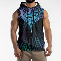 Aotearoa Maori Te Whai Rahi Sleeveless Hoodie Tala - Nowhere You Could Go That I Won't Be With You LT7 - Polynesian Pride