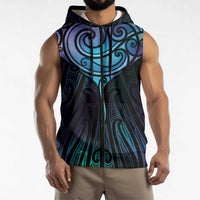 Aotearoa Maori Te Whai Rahi Sleeveless Zip Hoodie Tala - Nowhere You Could Go That I Won't Be With You LT7 - Polynesian Pride