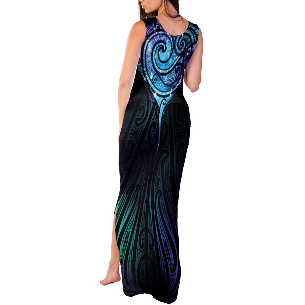 Aotearoa Maori Te Whai Rahi Tank Maxi Dress Tala - Nowhere You Could Go That I Won't Be With You LT7 - Polynesian Pride