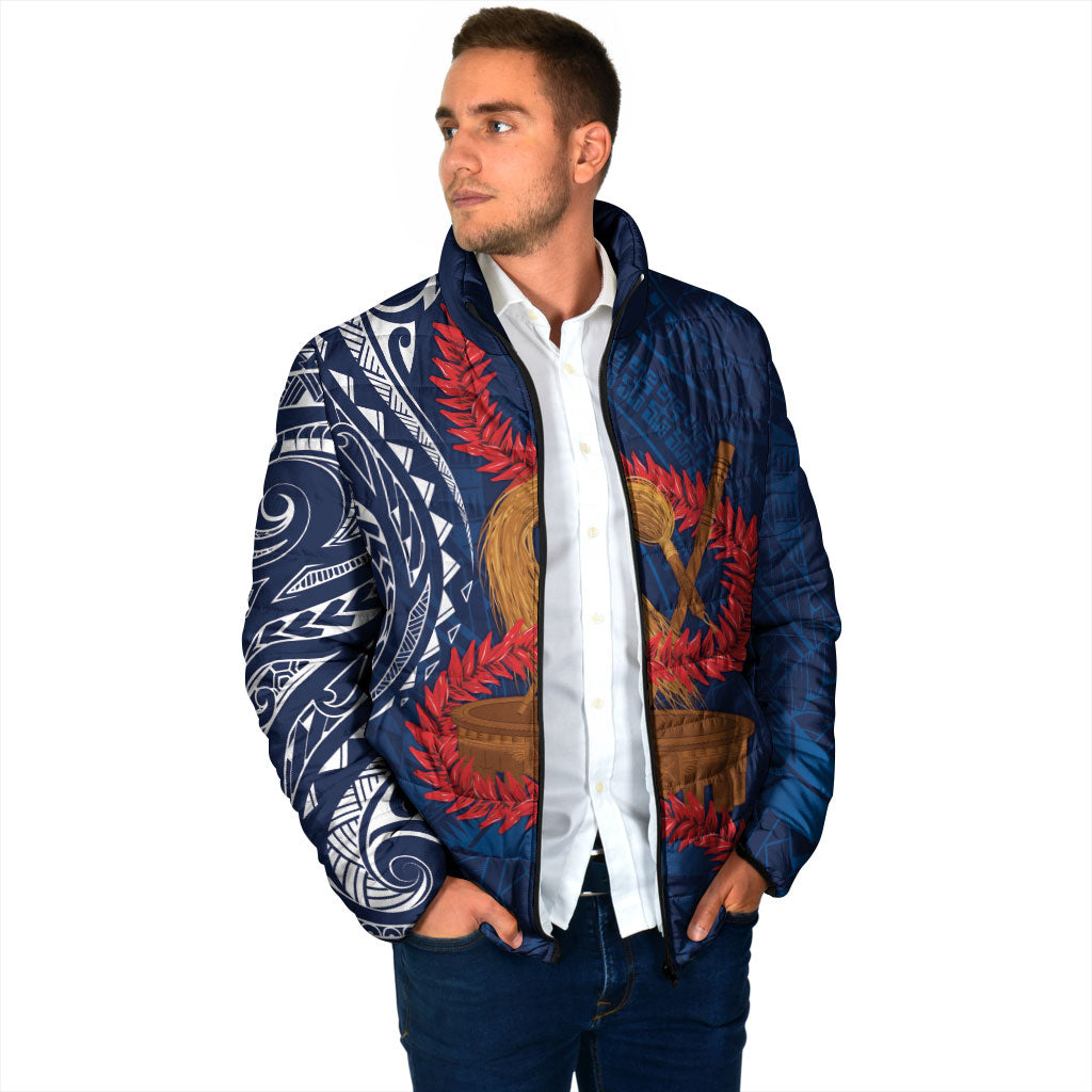 Talofa Samoa Tanoa Fue Mix Ulafala Padded Jacket LT7 - Polynesian Pride