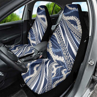 Polynesian Puakeniken Pikake Twisted Lei Car Seat Cover Navy Blue LT7 - Polynesian Pride