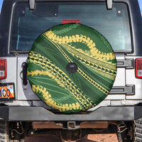 Polynesian Puakeniken Pikake Twisted Lei Spare Tire Cover Emerald LT7 Emerald - Polynesian Pride