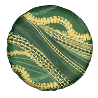 Polynesian Puakeniken Pikake Twisted Lei Spare Tire Cover Emerald LT7 - Polynesian Pride