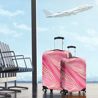 Polynesian Puakeniken Pikake Twisted Lei Luggage Cover Rose Pink LT7 - Polynesian Pride