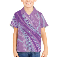 Polynesian Puakeniken Pikake Twisted Lei Hawaiian Shirt Amethys - Polynesian Pride
