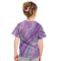 Polynesian Puakeniken Pikake Twisted Lei Kid T Shirt Amethys LT7 - Polynesian Pride