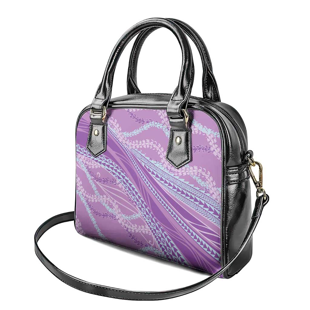 Polynesian Puakeniken Pikake Twisted Lei Shoulder Handbag Amethys - Polynesian Pride
