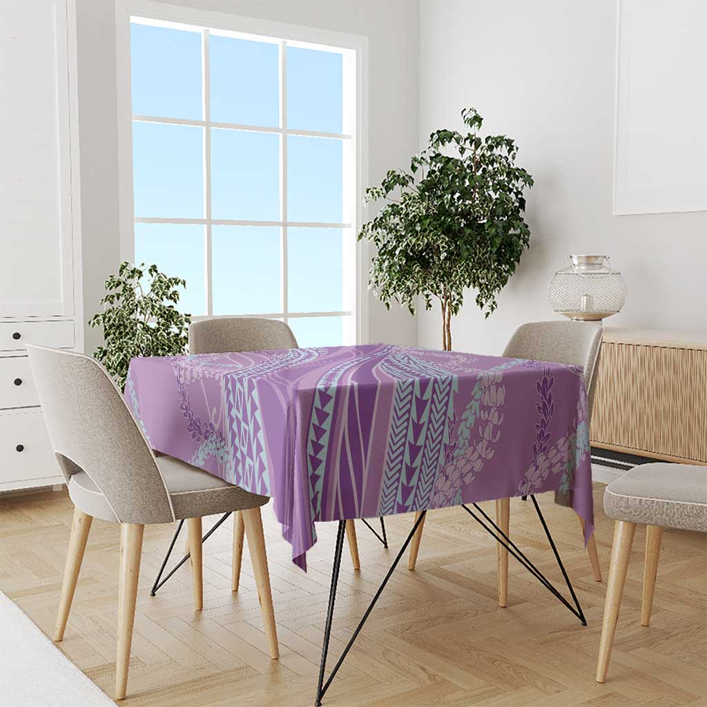 Polynesian Puakeniken Pikake Twisted Lei Tablecloth Amethys - Polynesian Pride