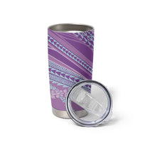 Polynesian Puakeniken Pikake Twisted Lei Tumbler Cup Amethys LT7 - Polynesian Pride