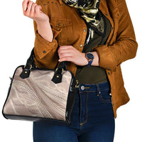 Polynesian Puakeniken Pikake Twisted Lei Shoulder Handbag Beige - Polynesian Pride