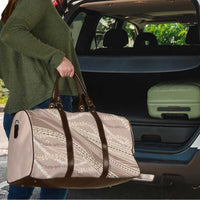 Polynesian Puakeniken Pikake Twisted Lei Travel Bag Beige LT7 - Polynesian Pride