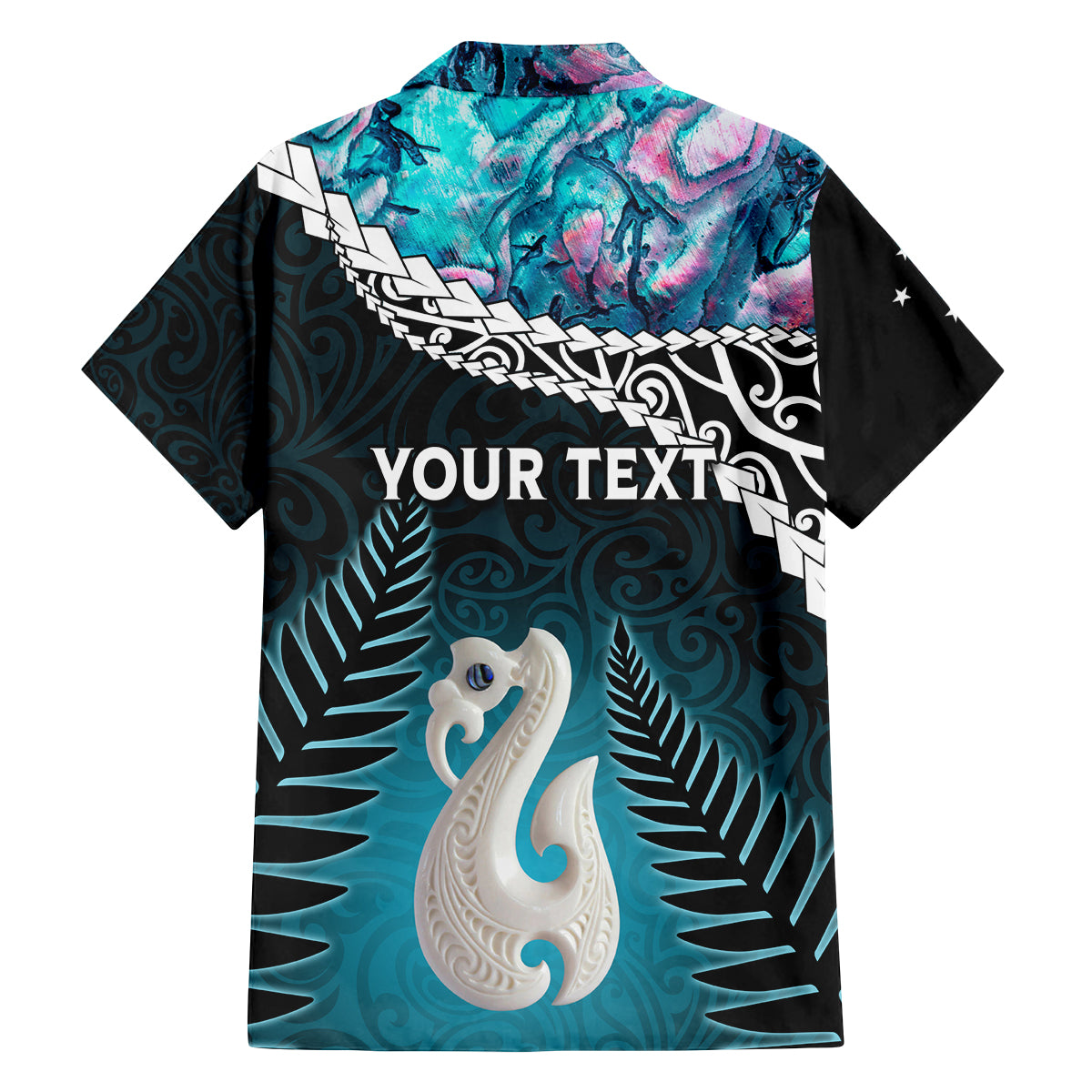 Personalised New Zealand Maori Family Matching Tank Maxi Dress and Hawaiian Shirt Manaia Paua Shell Turquoise LT7 - Polynesian Pride
