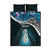 Personalised New Zealand Maori Quilt Bed Set Manaia Paua Shell Turquoise LT7 Turquoise - Polynesian Pride